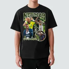 Camiseta Estampada Unissex Neymar Junior menino Ney Artista Jogador Vintage Envio Rapido