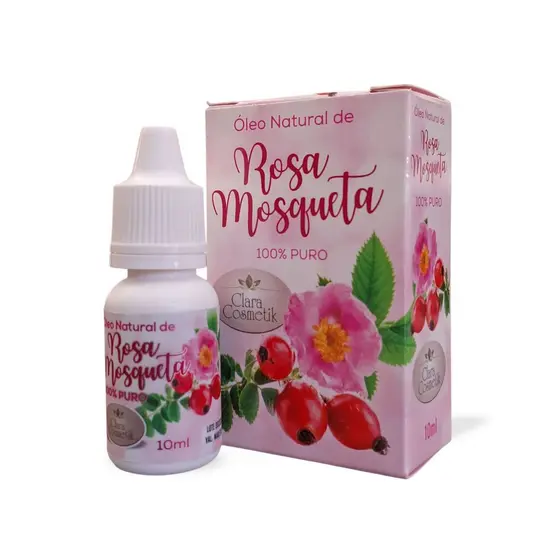 Oleo Natural De Rosa Mosqueta 100% Puro Clara Cosmetik 10ml