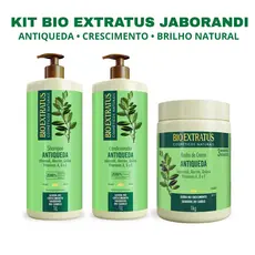 Tratamento Antiqueda e Crescimento BioExtratus –Shampoo| Condicionador | Máscara 1kg/L Profissional