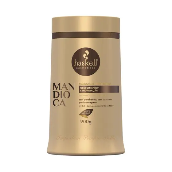 Máscara Mandioca Haskell 900g | Crescimento E Hidratação