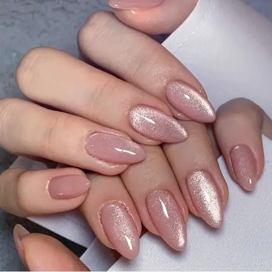 Unhas Postiças Olho de Gato Magnético 12pcs | Efeito Gel 3D Brilho Intenso | Prontas para Uso