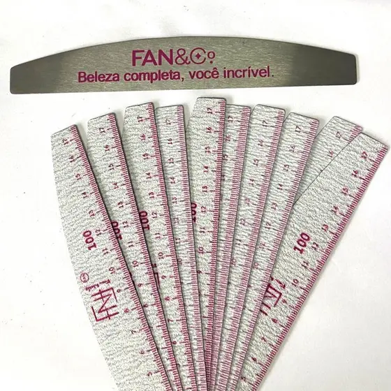 Lixa Reutilizável boomerang Placa De Ferro Com Refil 100/180 10 unidades