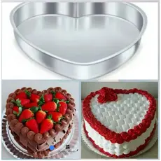 Forma Bolo Coração 26cm **grande**