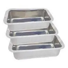 Forma De Pão N° 1 - Kit Com 3 Peças Em Aluminio If35