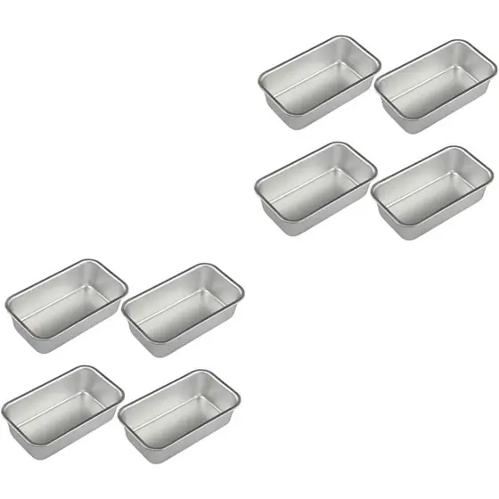 Conjunto com 8 Forma de Pão n° 3 GRANDE em Alumínio IF35