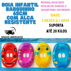 Boia Infantil com Assento barquinho 65cm boa de cintura bebe boia carros menino menina piscina acento bóia rosa bebê