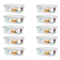 Marmitas 10 Potes Reutilizaveis Transparentes 1,2l Rischioto.