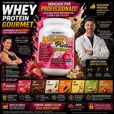 WHEY 900G Novos sabores -  Melhor do brasil