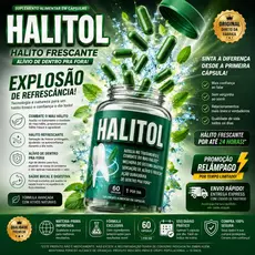 HALITOL 500MG - ALIVIO DO MAU HALITO