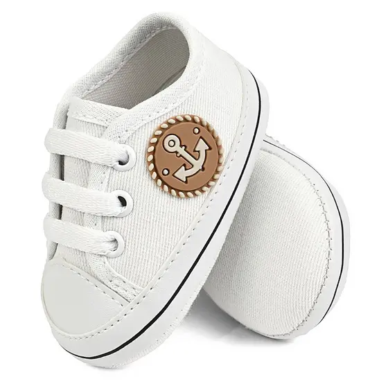 Tenis Bebe Ancora Sapatinho Menino Moda Marinheiro Infantil Antialergico