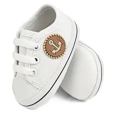 Tenis Bebe Ancora Sapatinho Menino Moda Marinheiro Infantil Antialergico