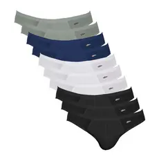 Kit 10 Cuecas Zorba Slip Algodão 791