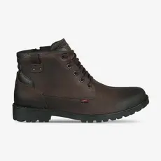 Bota Masculina Couro Ferracini Atacador Cadarço Sola Tratorada Cross Marrom 9932-517C