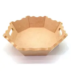 Cesta Fruteira em MDF 9mm – Decoração de Mesa, Cozinha ou Organização com Estilo