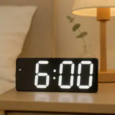 Relógio De Led Digital Mesa Despertador Alarme Temperatura