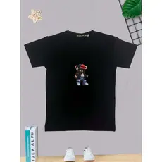 Camiseta em Algodão Infantil Juvenil Estampas Aleatórias