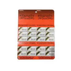 Lâmina Gilete Barbear wilkinson sword com 60 unidades laminas / 30 Unidades laminas