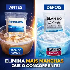 Percarbonato de Sódio, Tira Manchas Roupas Brancas 1kg /2kg