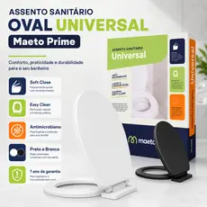 Assento Sanitário Tampa Vaso Soft Close Oval Izy Deca Uni Celite Eco Plus Logasa Fechamento Suave Anti Impacto 6LPF1.6GP