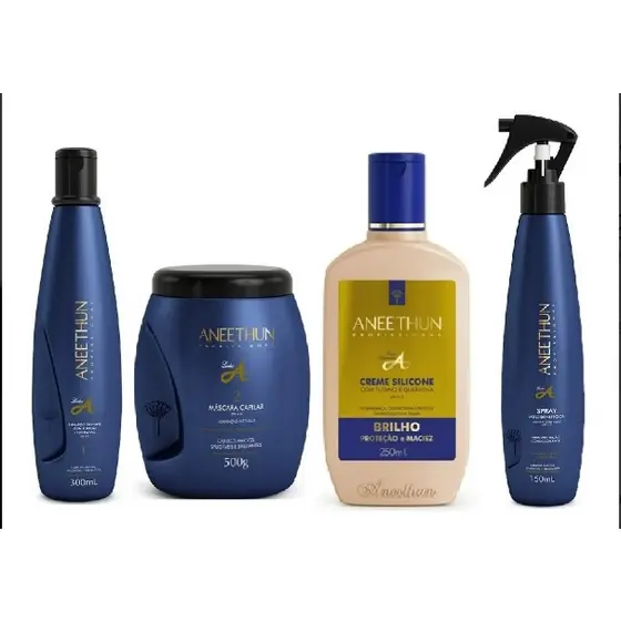 Kit Linha A Aneethun Hidratação Imediata 4 Produtos