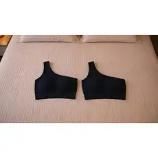 Kit 2 Tops Fitness Femininos Um Ombro Só Zero Transparência