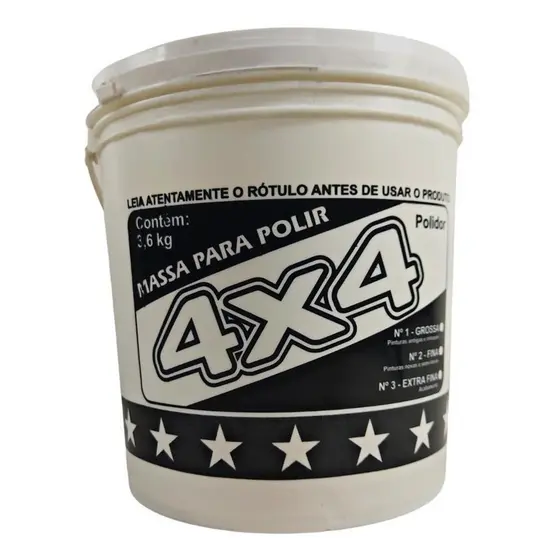 Massa De Polir 4x4 - Box 21 - Balde 3,6kg
