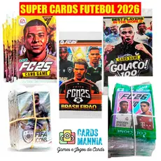 Kit 40 Cards Sortidos Futebol - Fifa 26 + Brasileirão + Fifa Icons + Top Mundial