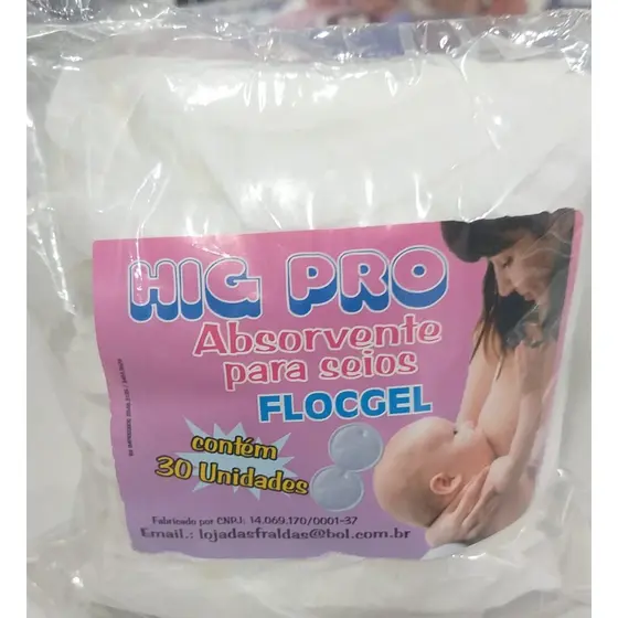 ABSORVENTE DE SEIOS HIGPRO 480 UNIDADES ** ATACADO ** DIA E NOITE