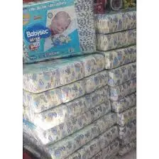 Fralda Baby Sec ( PACOTÃO ) P 100 - M 90 - G 80 - EG 70 - XXG 56 Unidades Pacotão 1º Linha .
