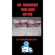 ABSORVENTE DE SEIOS HIG PRO  Amamentaçao .Protetor de Seios