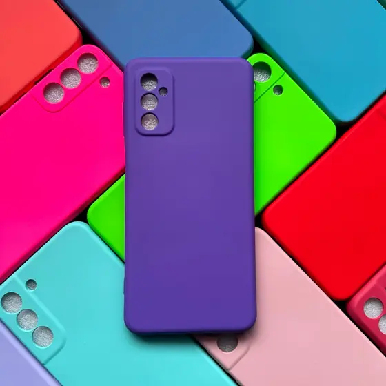Kit Capa + Pelicula 3D ou Somente Capinha Para Samsung Galaxy M52 Capinha Aveludada Case