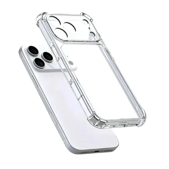 Capa Capinha Transparente Anti Impacto Tpu case p/ iphone 7 8 XR 11 12 13 14 15 16 17 PRO MAX