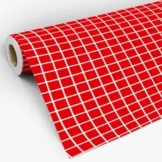 Papel de Parede Adesivo Pastilhas Azulejo Para Cozinha e Banheiro Vermelho Adesivo Lavável