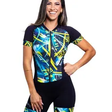 Macaquinho Ciclismo Feminino C/Gel, Gugamaro Tecido Emana
