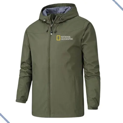 Jaqueta Com Capuz Impermeável, Trilha, Pesca, Bike E Casual