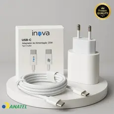 Inova Carregador 20w PD carga Rápida Com Cabo De Carregamento Com Saída Tipo C