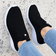 Tênis Feminino Academia Meia Casual Sem Cadarço Confortável Leve Dia a Dia Macio