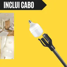 Trocador de Lampada Bulbo Adaptador de Lampada Led Luz M