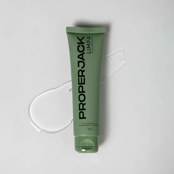 NOVO: Limpa - Gel Limpeza De Pele Masculina - Proper Jack
