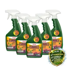 Kit 5 Fungidex Pronto Uso Cuidado Para Seu Jardim