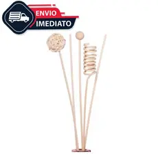 Kit Varetas para Difusor de Aromas Decorativas de Madeira Aromaterapia