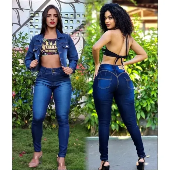 calca estilo pit b  super lycra studio jeans premium