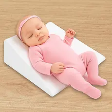 Travesseiro Anti Refluxo para Bebê Inclinado Confortável e Seguro 31x29cm