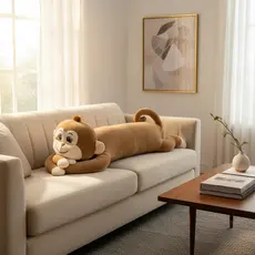 Xuxão Travesseiro De Corpo Macaco 1.10m Macio E Fofo