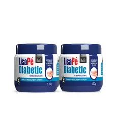 Kit 02un Creme Hidratante Lisa Pé Diabetic