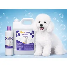 Shampoo Matizador Violeta Pet Carpe Pelos Claros e Brancos Desamarelador Cães e Gatos