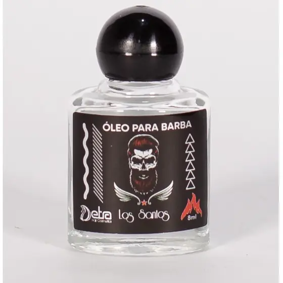 Óleo para Barba 8ml Los Santos Hidrata sem Deixar Oleosa Linha Masculina