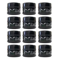 Kit 12 Unidades Pomada Cera Modeladora Efeito Mate 100g Masculina Los Santos Cabelo Homem Detra