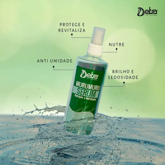 Òleo Sérum Reparador de Pontas Capilar Murum Murum protetor térmico Antifrizz tratamento capilar 30 ml