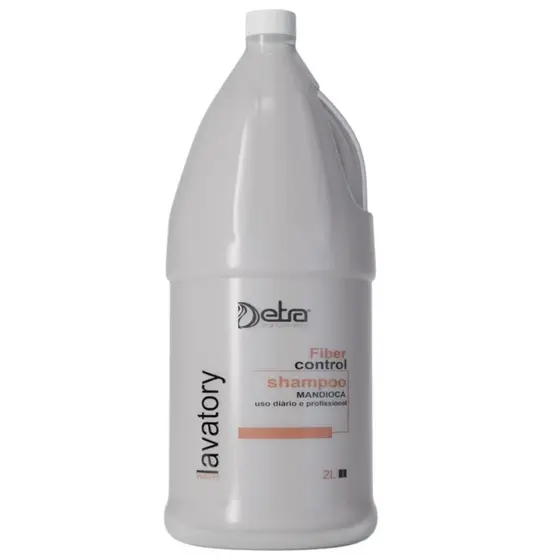 Shampoo Mandioca Galão 2 Litros Hidratante Profissional Perolado Ph Neutro sem Sal detra cosameticos